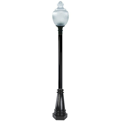Decorative Direct Burial LED Pole Kit with Standard Acorn - 4 inch