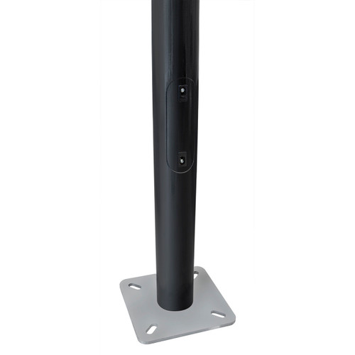 Round Tapered Anchor Base Fiberglass Light Pole (10F6RTAB) - Bottom View