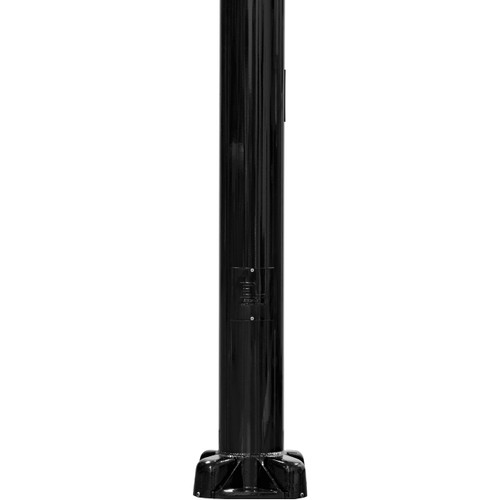 16 Foot Round Straight Aluminum Chambered Pole, 6 inch Diameter, .250 Inch Wall Thickness