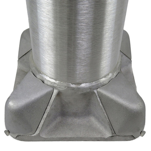 Aluminum Street Light Pole 25 ft 7 in with 8 Foot Mast Arm | LightMart.com