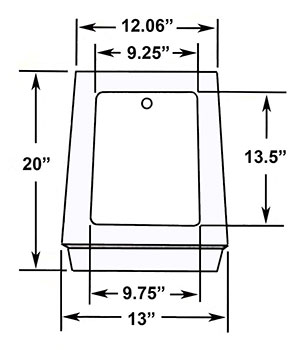 Transformer Base 2-20 - Dimensional Drawing