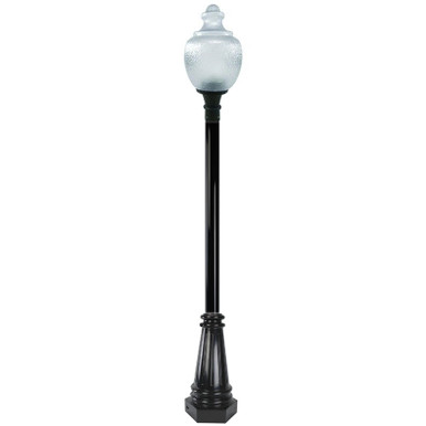 Decorative Anchor Base LED Pole Kit with Standard Acorn - 4 inch