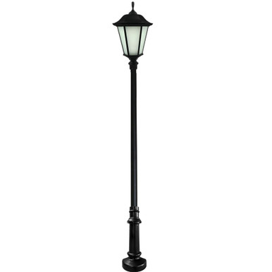 Worthington LED Light Pole Kit with Lantern Fixture 4 Inch