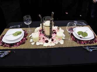 2009 "Go Green" Reception Tables