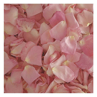 Bridal Pink Rose Petals -30 cups-Preserved Freeze-dried Rose Petals. Wedding Petals from Flyboy Naturals