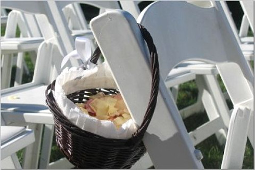 7.10.05 Lyssa & Casey's Rose Petal Basket