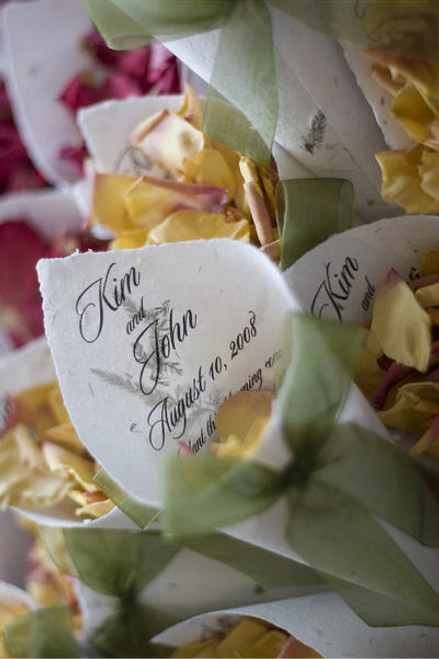 Kim & John's Petal Cones