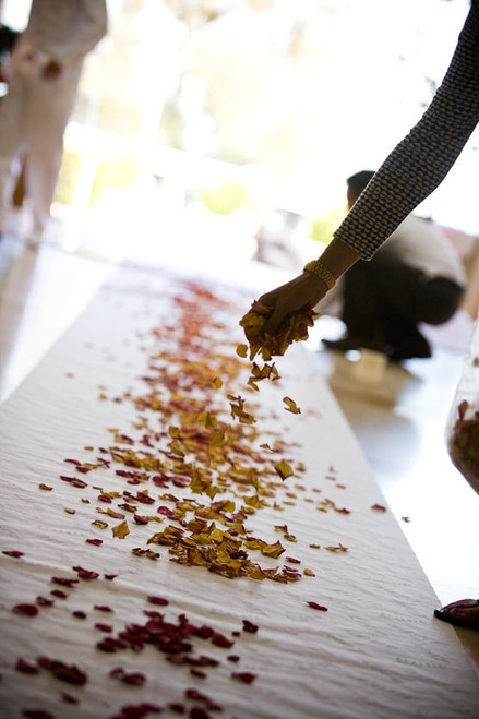 Kini Tan Wedding Aisle