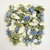 close up of Garden Mist Blend™ Ivory Rose Petals · Blue Hydrangea · Green Hydrangea - Flyboy Naturals