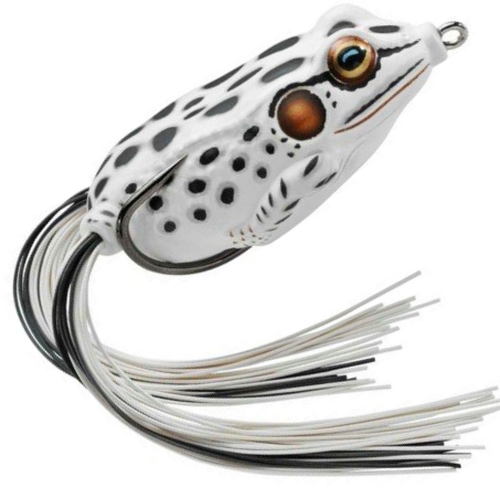LIVE TARGET Hollow Body Frog Popper - 2.5 Inch Topwater Fishing Lure Designed By Scott Martin