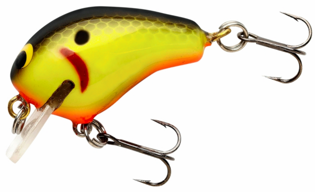 Bagley Honey B Balsa 1/4oz: Chartreuse Shad - Vimage Outdoors