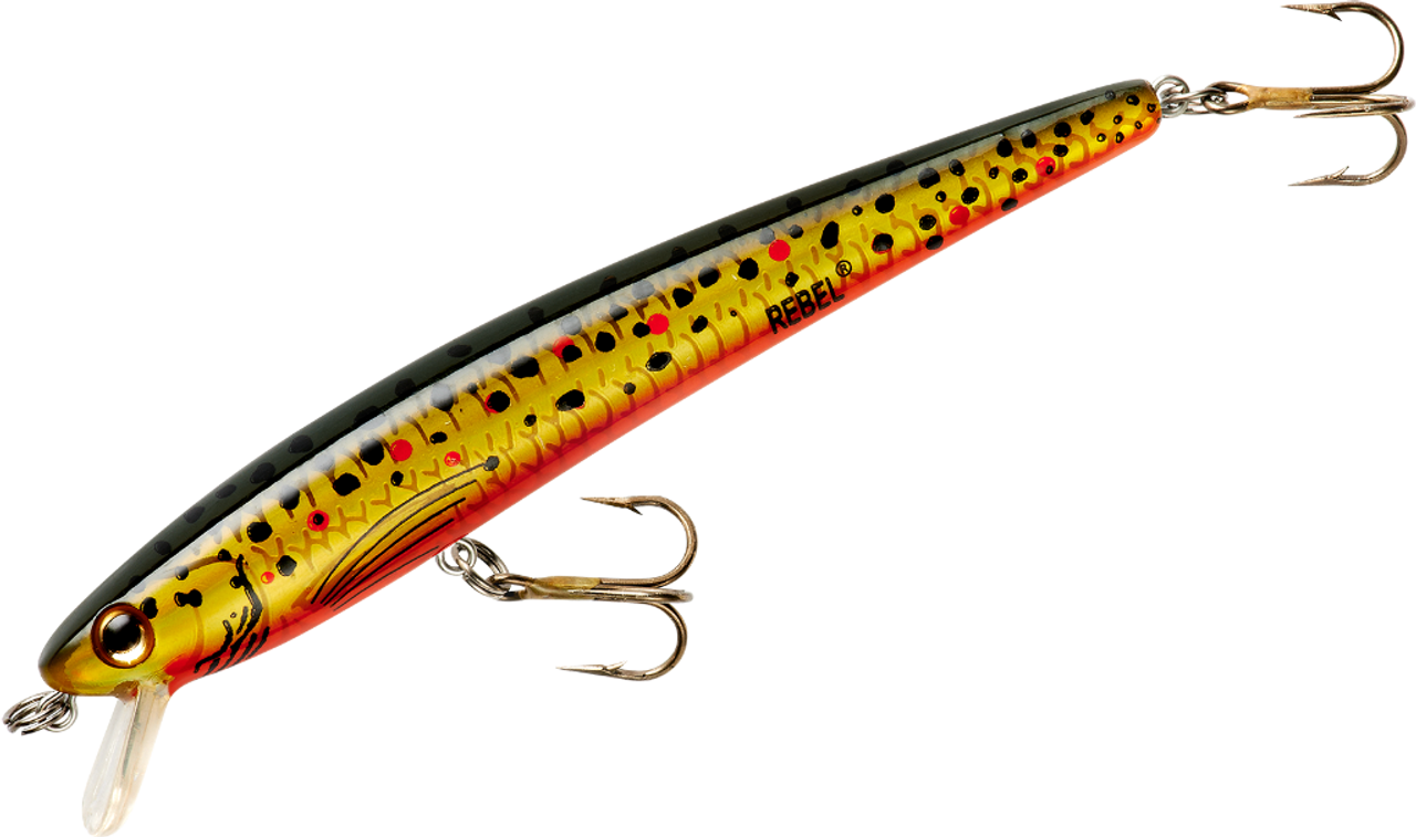 Rebel Ghost Minnow Tracdown TD57: Brown Trout - Vimage Outdoors