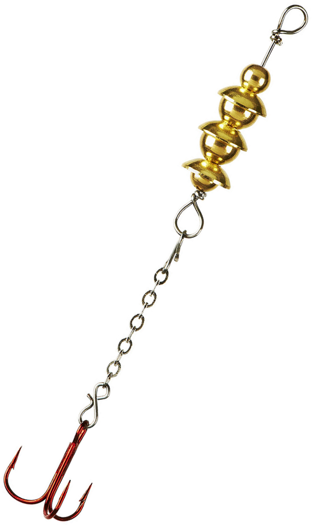 Lindy LPTKM06 Perch Talker - Esca Artificiale Con Dischi In Ottone Per Pesce Persico, Luccio E Trota