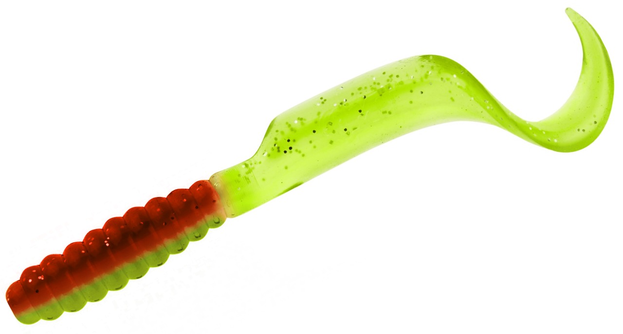 Mr. Twister Curly Tail Grub Chartreuse / 4