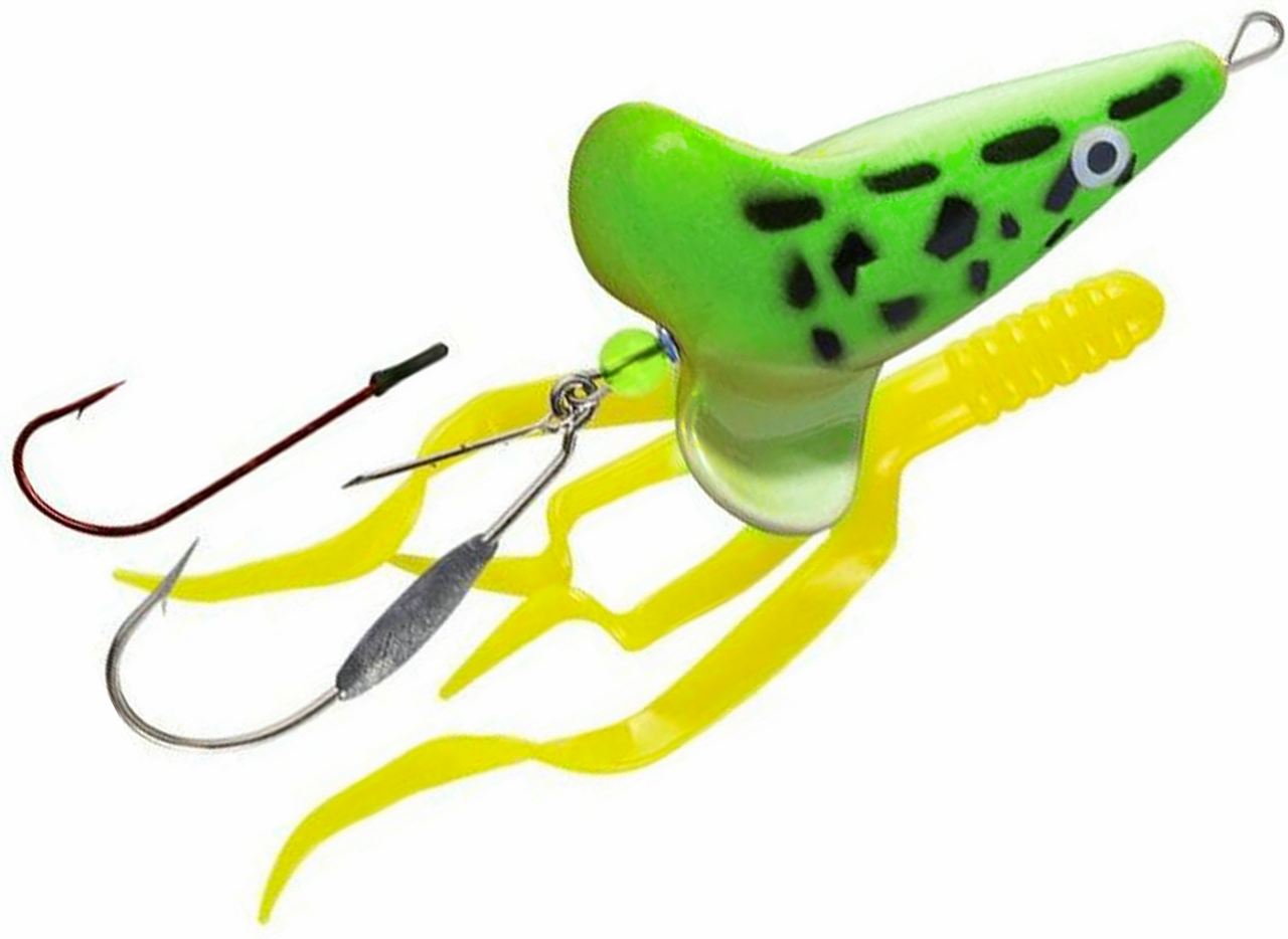 Mister Twister Rattling Top Prop Fishing Lure, Baby Bass - Ceylon