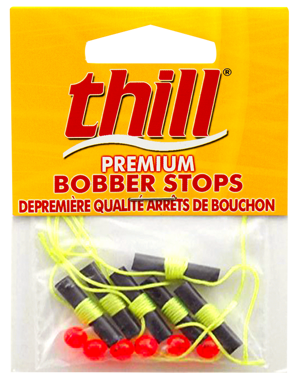 Thill Premium Bobber Stop 6pk: Fluoresent Yellow - Vimage Outdoors