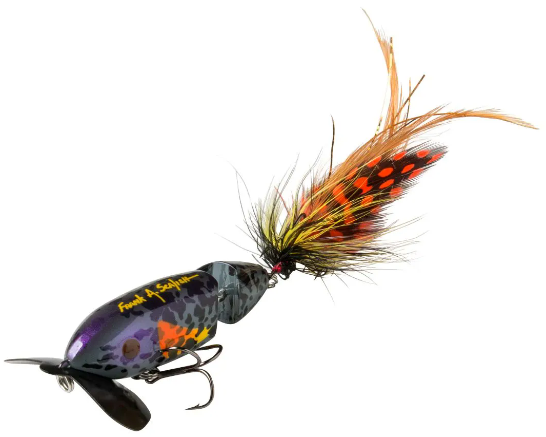 Arbogast Jitterbug Esca Da Pesca Topwater Con Labbro A Doppia Coppa - Design A 2 Ganci, Suono Irresistibile