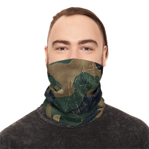 Vimage Outdoors Midweight Neck Gaiter: Distressed Woodland Camouflage Vimage Outdoors Midweight Neck Gaiter: Distressed Woodland Camouflage
