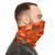 Vimage Outdoors Midweight Neck Gaiter: Orange Bubbles