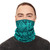 Vimage Outdoors Heavyweight Winter Neck Gaiter With Drawstring: Santa Fe in Two Tone Teal