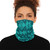 Vimage Outdoors Heavyweight Winter Neck Gaiter With Drawstring: Santa Fe in Two Tone Teal