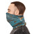 Vimage Outdoors Heavyweight Winter Neck Gaiter With Drawstring: Blue Painted Wooden Slats