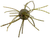 Strike King Floating Tumbleweed 4pk: Watermelon Red Flake