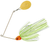 White Chartreuse Silver Scale Orange Head