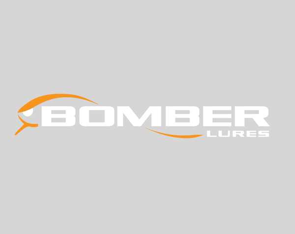 Bomber White and Orange Logo