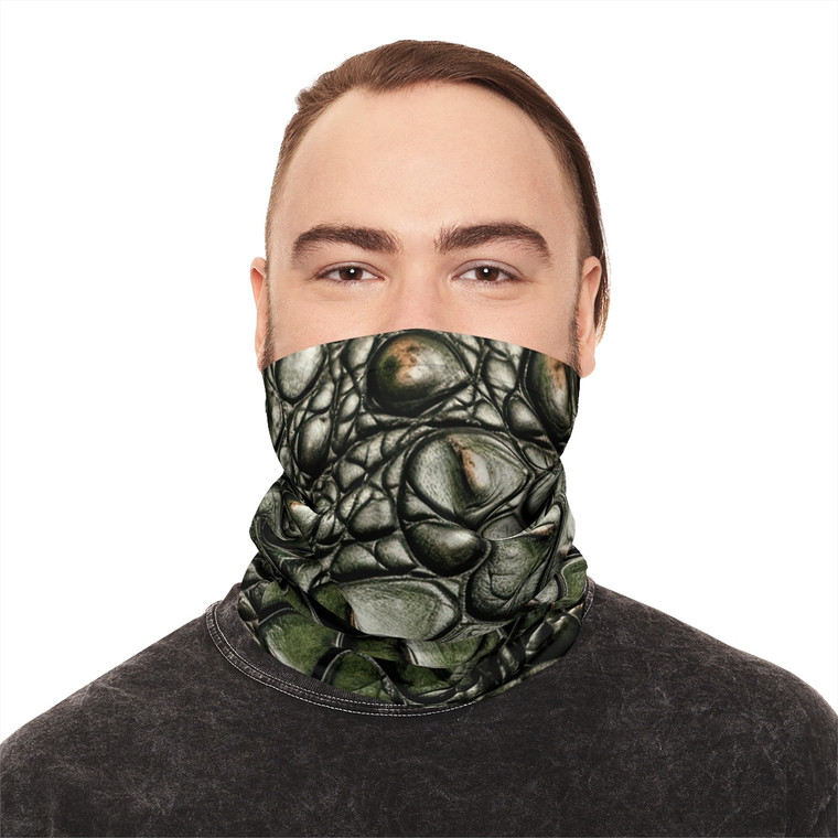 Vimage Outdoors Lightweight Summer Neck Gaiter: Alligator Skin