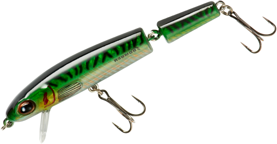 Bomber Jointed Wake Minnow 4 1/2: Green Mackerel - Vimage Outdoors