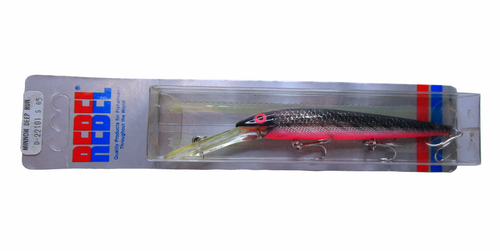 REBEL JOINTED SPOONBILL MINNOW • SILVER/ORANGE/BLACK STRIPES – Toad Tackle