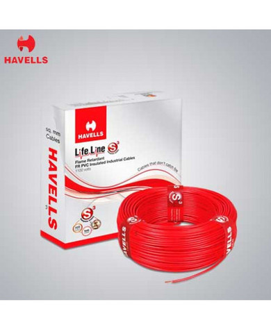 1.5 Sq.mm Havells Core PVC Insulated Flexible Domestic Wire - 3 Core