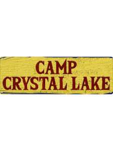Camp Crystal Lake Tin Sign Camp Crystal Lake Tin Sign