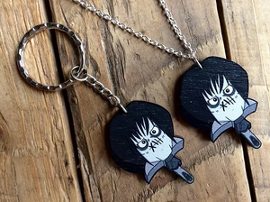 Billy Butcherson Wooden Necklace from Creepies Billy Butcherson Wooden Necklace from Creepies