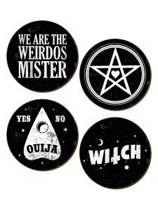 We Are The Weirdos Mr 4 piece Coaster Set We Are The Weirdos Mr 4 piece Coaster Set