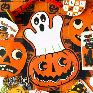 Ghost In A Jack o'Lantern Halloween Diecut Ghost In A Jack o'Lantern Halloween Diecut