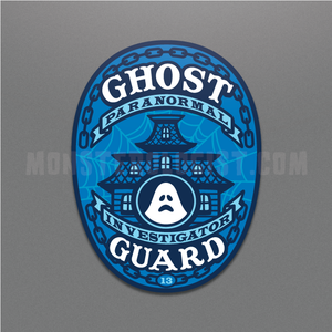 Paranormal Investigator Police Badge Ghost Sticker Paranormal Investigator Police Badge Ghost Sticker