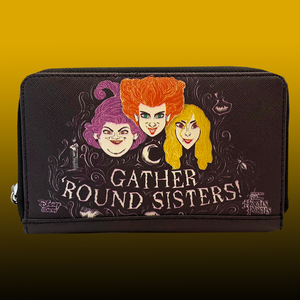 Hocus Pocus Gather Round Sisters Zip Around Wallet Hocus Pocus Gather Round Sisters Zip Around Wallet