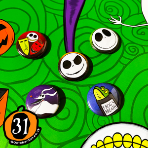 Halloween Town Badges 5 Designs to Choose! Halloween Town Badges 5 Designs to Choose!