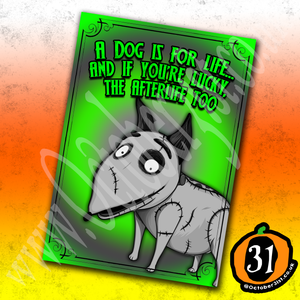 If You're Lucky Sparky A5 Print If You're Lucky Sparky A5 Print