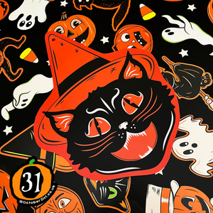 Cat Witch Halloween Die Cut Cat Witch Halloween Die Cut