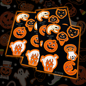 Vintage Halloween Sticker Sheet Vintage Halloween Sticker Sheet