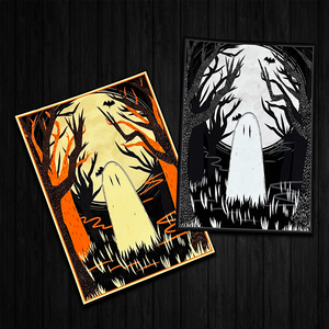 Ghost In The Moonlight A5 Print Ghost In The Moonlight A5 Print