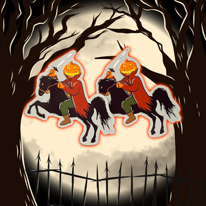Headless Horseman Sticker Headless Horseman Sticker