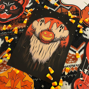 Cornfield Scarecrow A4 Halloween Print Cornfield Scarecrow A4 Halloween Print