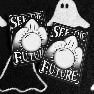 See The Future Ghost Postcard See The Future Ghost Postcard