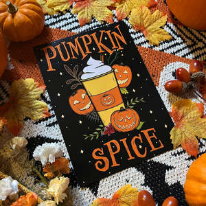Pumpkin Spice Autumnal A5 Print Pumpkin Spice Autumnal A5 Print