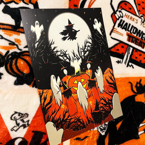 Halloween Coven Meeting A4 Print Halloween Coven Meeting A4 Print