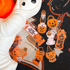 Vintage Halloween Blow Mold Sticker Pack Vintage Halloween Blow Mold Sticker Pack
